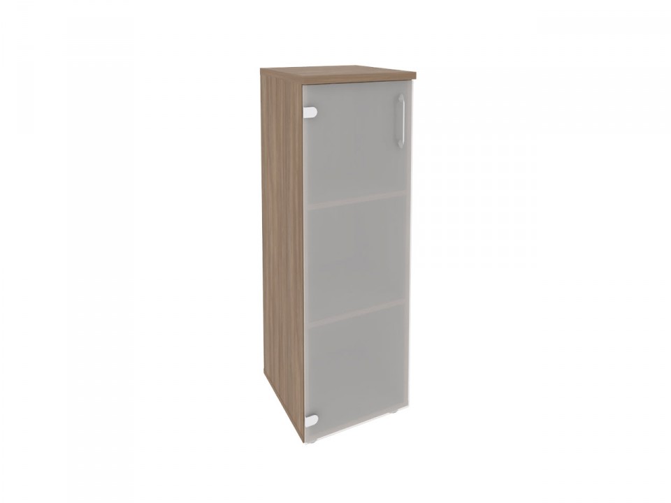 Офисная мебель ONIX O.SU-2.4(L/R) Шкаф средний узкий (1 средний фасад стекло)